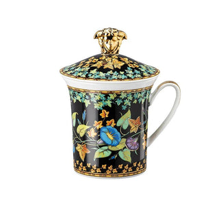 Versace meets Rosenthal 30 Years Mug Collection Gold Ivy mug with lid - Buy now on ShopDecor - Discover the best products by VERSACE HOME design