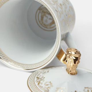 Versace meets Rosenthal 30 Years Mug Collection Medusa Gala mug with lid - Buy now on ShopDecor - Discover the best products by VERSACE HOME design