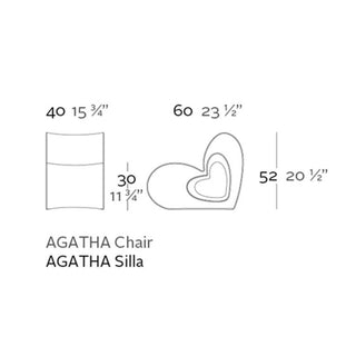 Vondom Agatha kids chair polyethylene by Agatha Ruiz De La Prada - Buy now on ShopDecor - Discover the best products by VONDOM design